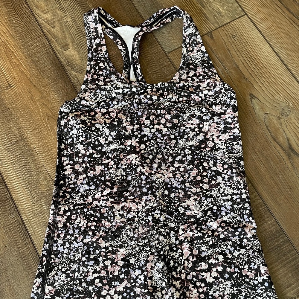 Lululemon Cool Racerback II Floral Spritz Multi tank
